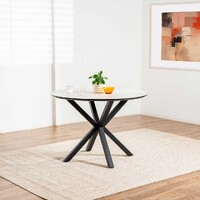 Vera Round Dining Table, Grey Cloud
