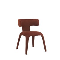 Tate Set of 2 Dining Chair, Rust