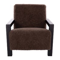 Navarro Armchair Brown & Black