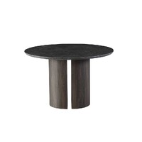 Camden Round Dining Table – Grey Marble Top