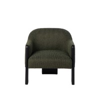 Ollie Armchair Green & Black