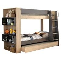 Kingsley Single Bunk Bed with Trundle