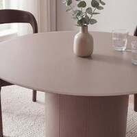 Rivello Round Dining Table, Chestnut