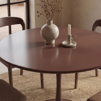 Evolve Round Dining Table , Plum