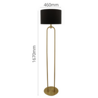 Braden Black Floor Lamp