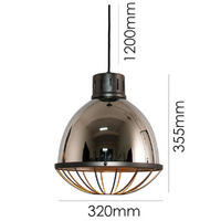 Nakia Nickel Pendant Light