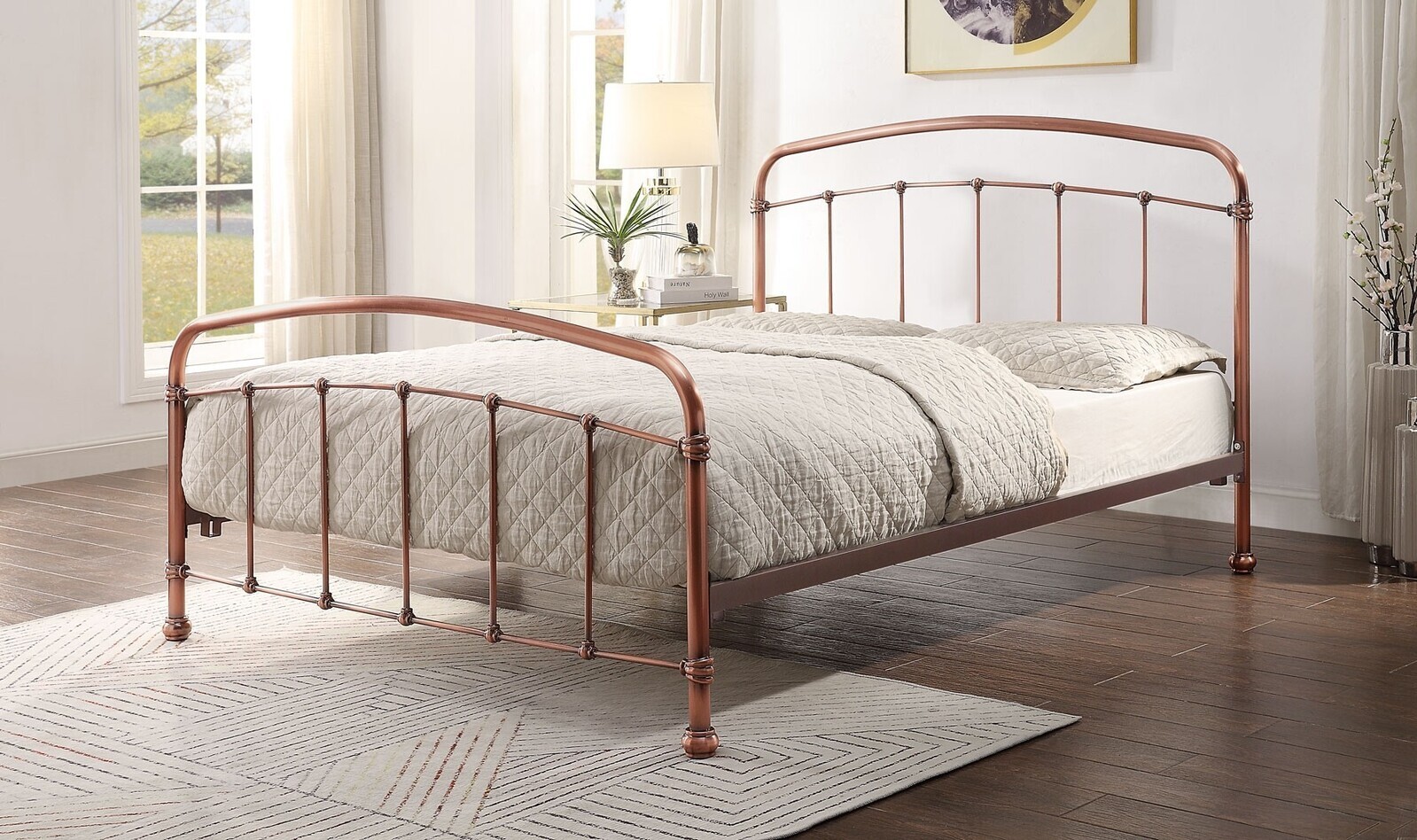 Somerville Queen Bed Frame - Antique