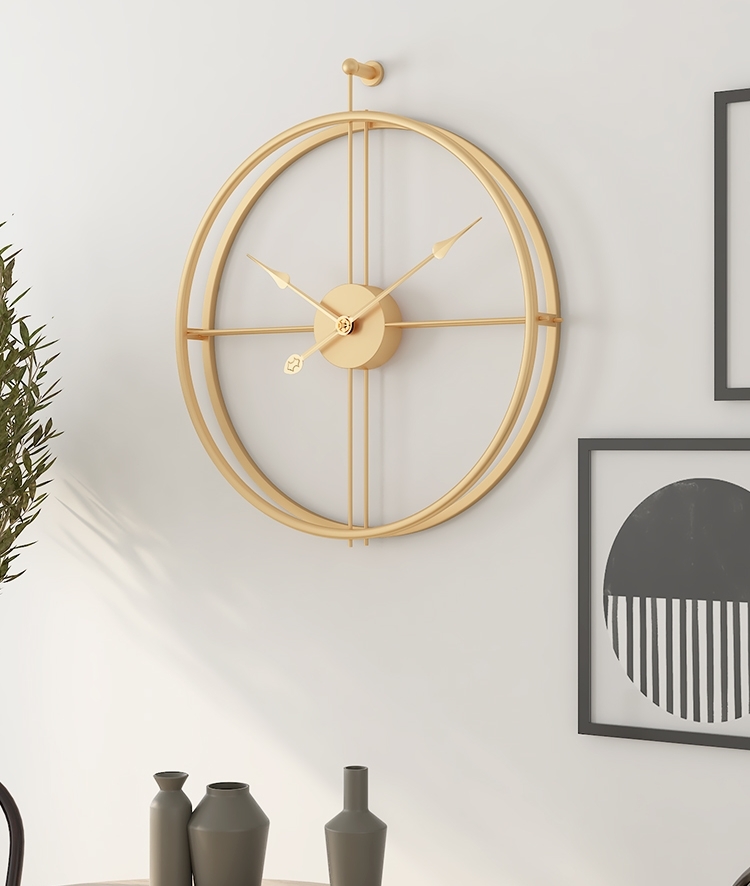 Modena Golden Wall Clock