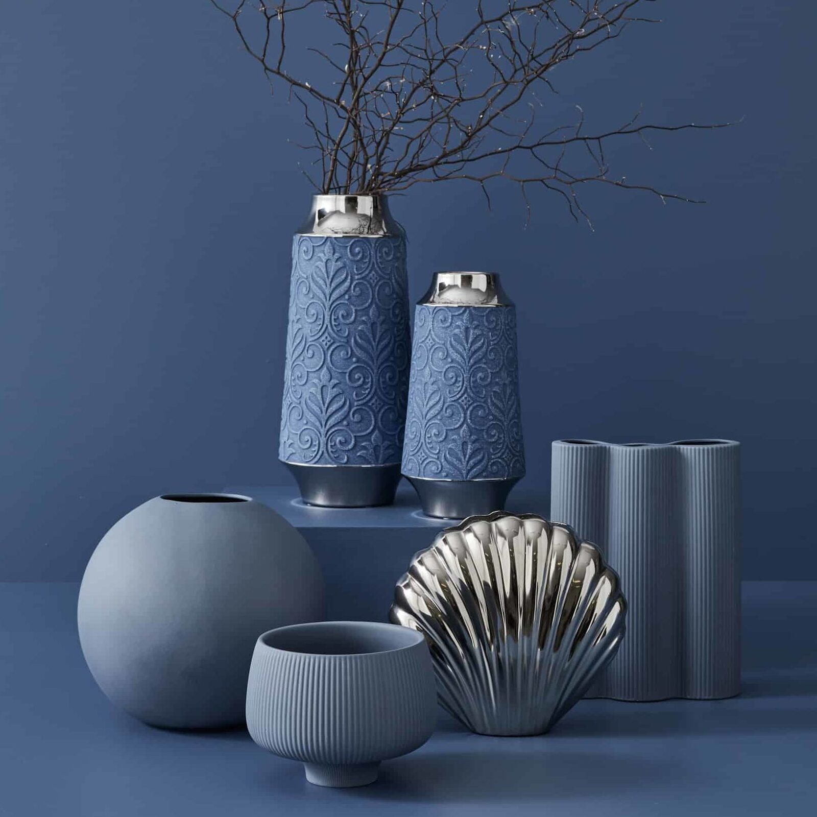 Azure Vase Small