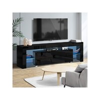 Ashford Entertainment Unit with LED 160CM (BLACK)