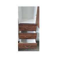 Zetland 2 Door 3 Drawer Wardrobe Walnut