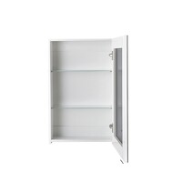 Bathroom Vanity Storage Mirror Cabinet - White