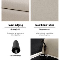 Henry Storage Ottoman Taupe