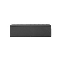 Venus Linen Blanket Box Grey 140cm