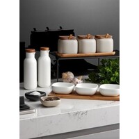 Essentials Stone Canister + Spoon Counter Set