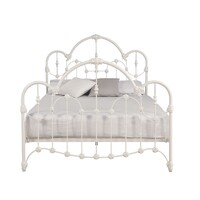 Normandy Cast and Wrought Iron Bed - Queen Bed