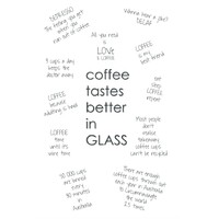 IOco 12oz ALL GLASS Glass Tea & Coffee Traveller - Midnight Blue