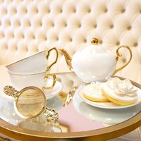 Two Cup Ivory Teaset