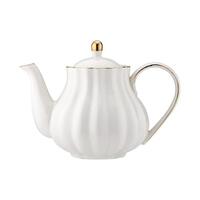 Parisienne Amour White Teapot & 2 Teacup Set