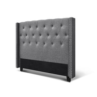 Winged Carter Grey Bed Head - Queen