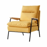 Marley Scandi Accent Chair - Yellow