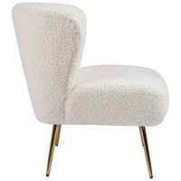 Tina Faux Lambskin Lounge Chair