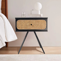 Alexa Rattan Bedside Table