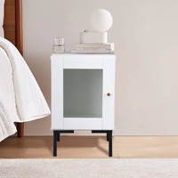 Yakov Bedside Table - White