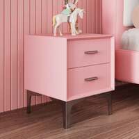 Sammy Bedside Table - Dusty Pink