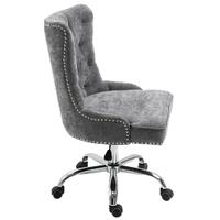 Will Grey Linen Fabric Office Chair