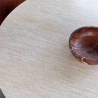 Captivate Round Dining Table French Fawn