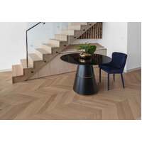 Tonya Round Dining Table Black