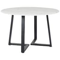 Zodiac Marble Effect Round Dining Table