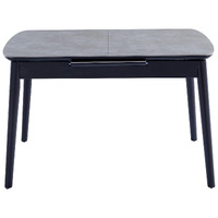 Nena Extension Dining Table, Greystone Ceramic