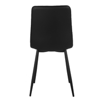 Garry Ultrasuede Dining Chairs, Black Set of 2