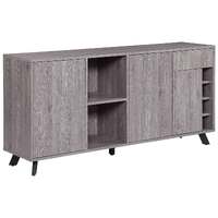 Casey 3 Door 1 Drawer Buffet Table Grey Oak