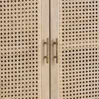 Palm Springs Mango Wood & Rattan 2 Door Sideboard