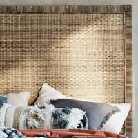 Palm Springs Rattan Bed Headboard, Queen
