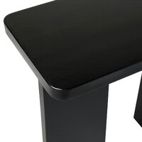 Modern Wooden Console Table Black