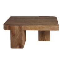 Wooden Block Coffee Table