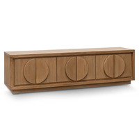 Chloe 2m Entertainment TV Unit - Dusty Oak