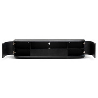 Cosmos 2m Veneer Top Entertainment TV Unit - Full Black
