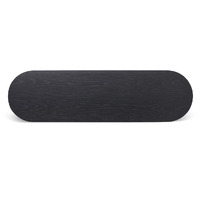Samuel 1.4m Console Table - Black Oak
