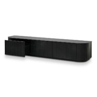Samuel 2.4 TV Entertainment Unit - Full Black Oak