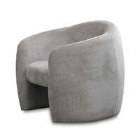 Monet Fabric Armchair - Platinum Grey