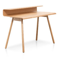 Elma Wooden Home Office Desk - Natural