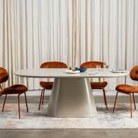 Laurance Dining Table, Putty