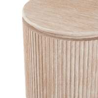Etta Travertine Effect Side Table