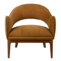 Edwin Armchair Mustard & Walnut
