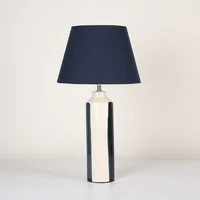 Asha Ceramic Table Lamp - Blue